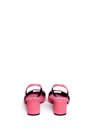 Back View - Click To Enlarge - STELLA LUNA - 'Indispensable' suede slingback sandals