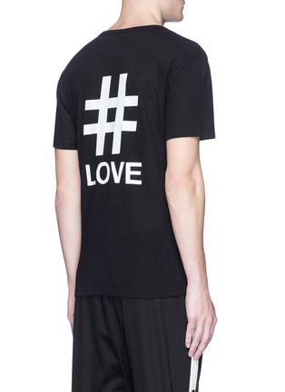 Back View - Click To Enlarge - PORTS 1961 - Hashtag print T-shirt