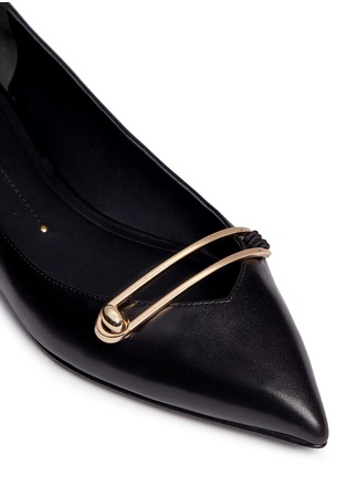 Detail View - Click To Enlarge - STELLA LUNA - 'Stella' turnlock bar leather flats