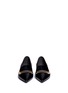 Front View - Click To Enlarge - STELLA LUNA - 'Stella' turnlock bar leather flats