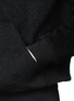 Detail View - Click To Enlarge - T BY ALEXANDER WANG - Alpaca-wool felt zip hoodie