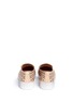 Back View - Click To Enlarge - MICHAEL KORS - 'Susanna' lasercut leather slip-on sneakers