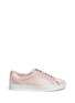 Main View - Click To Enlarge - MICHAEL KORS - 'Frankie' mirror toe cap leather sneakers