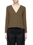 Main View - Click To Enlarge - TOPSHOP - V-neck stripe blouse