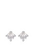 Main View - Click To Enlarge - CZ BY KENNETH JAY LANE - Marquise cut cubic zirconia fan jacket earrings