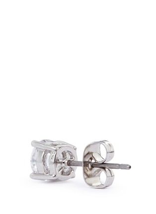 Detail View - Click To Enlarge - CZ BY KENNETH JAY LANE - Round cut cubic zirconia medium stud earrings