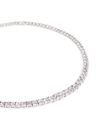 Detail View - Click To Enlarge - CZ BY KENNETH JAY LANE - Round cut cubic zirconia choker necklace