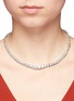 Figure View - Click To Enlarge - CZ BY KENNETH JAY LANE - Round cut cubic zirconia choker necklace
