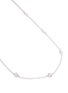 Detail View - Click To Enlarge - CZ BY KENNETH JAY LANE - Cubic zirconia station chain necklace