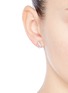 Figure View - Click To Enlarge - CZ BY KENNETH JAY LANE - Pear cut cubic zirconia stud earrings
