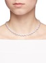 Figure View - Click To Enlarge - CZ BY KENNETH JAY LANE - Pear cut cubic zirconia choker necklace