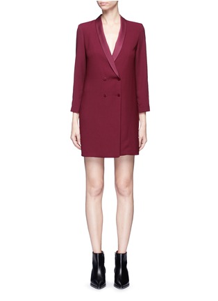 Main View - Click To Enlarge - TOPSHOP - Double breasted crepe dress