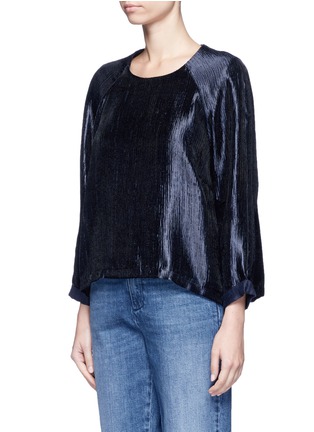 Front View - Click To Enlarge - TOPSHOP - Textured sateen top