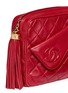 Detail View - Click To Enlarge - VINTAGE CHANEL - Small quilted lambskin leather camera bag