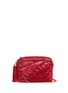 Main View - Click To Enlarge - VINTAGE CHANEL - Small quilted lambskin leather camera bag
