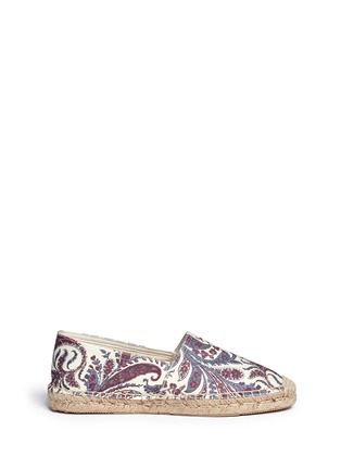 Main View - Click To Enlarge - ISABEL MARANT ÉTOILE - 'Cana' paisley print cotton espadrille flats