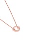 Figure View - Click To Enlarge - RUIFIER - 'Eve' diamond 9k rose gold pendant necklace