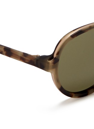 Detail View - Click To Enlarge - 3.1 PHILLIP LIM - x Linda Farrow acetate layer aviator sunglasses