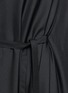 Detail View - Click To Enlarge - THE ROW - 'Adabra' V-neck silk poplin belted dress