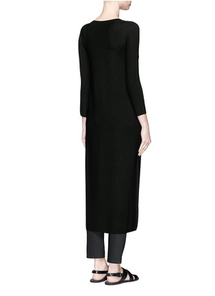Back View - Click To Enlarge - THE ROW - 'Ethel' front split knit dress