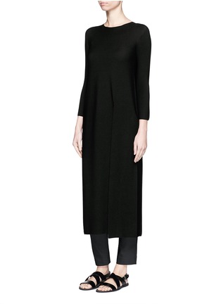Front View - Click To Enlarge - THE ROW - 'Ethel' front split knit dress