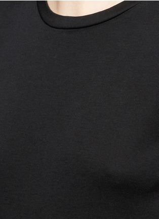 Detail View - Click To Enlarge - THE ROW - 'Wesler' back seam jersey T-shirt