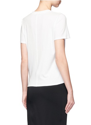 Back View - Click To Enlarge - THE ROW - 'Wesler' back seam cotton T-shirt