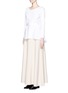 Figure View - Click To Enlarge - THE ROW - 'Afrol' soft pleat maxi skirt
