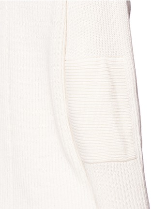Detail View - Click To Enlarge - THE ROW - 'Tasia' cashmere-silk rib knit sweater
