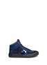 Main View - Click To Enlarge - JIMMY CHOO - 'Belgravia' star stud suede leather sneakers
