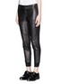 Front View - Click To Enlarge - VINCE - Leather front jogging pants
