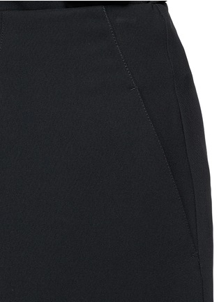 Detail View - Click To Enlarge - VINCE - Inverted front pleat cady skirt
