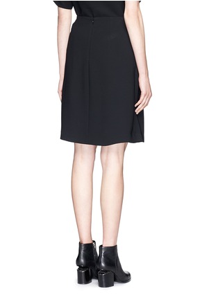 Back View - Click To Enlarge - VINCE - Inverted front pleat cady skirt