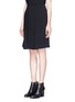 Front View - Click To Enlarge - VINCE - Inverted front pleat cady skirt