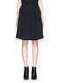 Main View - Click To Enlarge - VINCE - Inverted front pleat cady skirt