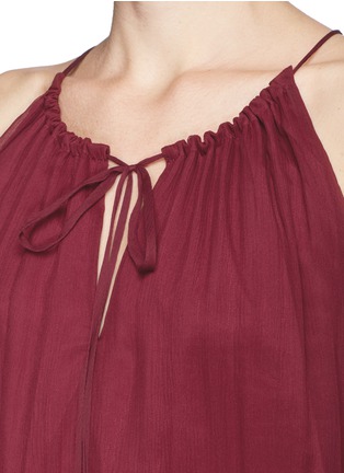 Detail View - Click To Enlarge - ELIZABETH AND JAMES - 'Kenji' crinkle silk chiffon camisole dress