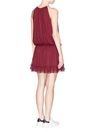 Back View - Click To Enlarge - ELIZABETH AND JAMES - 'Kenji' crinkle silk chiffon camisole dress
