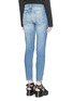 Back View - Click To Enlarge - CURRENT/ELLIOTT - 'The stiletto' distressed ankle grazer jeans