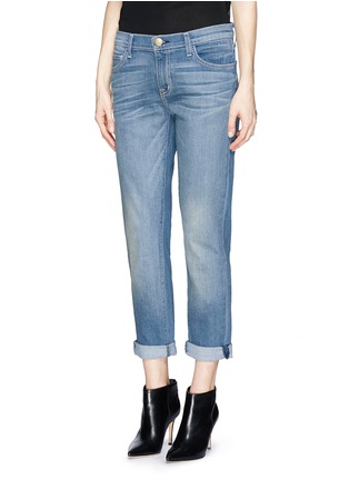 Front View - Click To Enlarge - CURRENT/ELLIOTT - 'The Fling' whiskered jeans