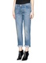Front View - Click To Enlarge - CURRENT/ELLIOTT - 'The Fling' whiskered jeans
