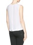 Back View - Click To Enlarge - EQUIPMENT - 'Reagan' stud front sleeveless silk top