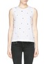 Main View - Click To Enlarge - EQUIPMENT - 'Reagan' stud front sleeveless silk top