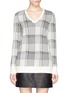 Main View - Click To Enlarge - EQUIPMENT - 'Whitney' Trevor plaid V-neck sweater