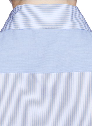 Detail View - Click To Enlarge - EQUIPMENT - 'Mina Tie Front' stripe sleeveless shirt
