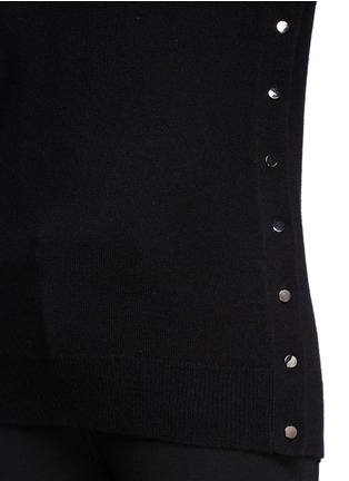 Detail View - Click To Enlarge -  - Rivet side button cashmere sweater