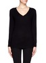 Main View - Click To Enlarge -  - Rivet side button cashmere sweater
