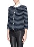 Front View - Click To Enlarge - ST. JOHN - Ribbon plaid knit jacket