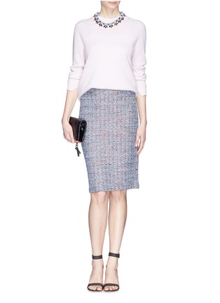 Figure View - Click To Enlarge - ST. JOHN - Tweed knit pencil skirt