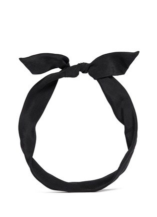 Main View - Click To Enlarge - ABRAMS BOOKS - 'Fork' silk working girl knot headband