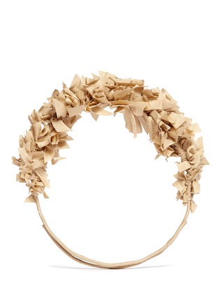 Main View - Click To Enlarge - ABRAMS BOOKS - 'Flock' silk flare crown headband